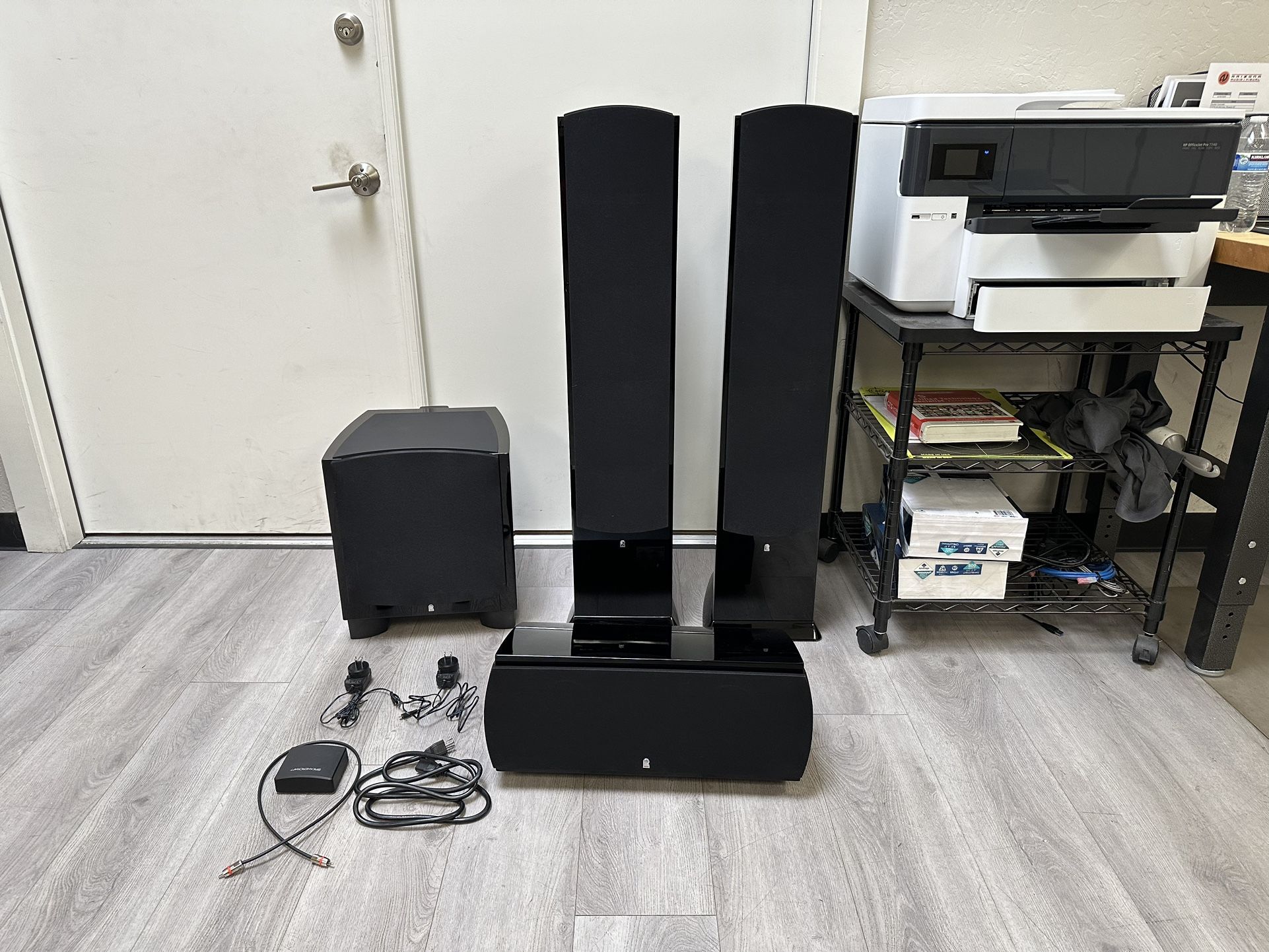 Revel Performa3 Speaker Set with B110v2 Subwoofer and Bluetooth Transmitter
