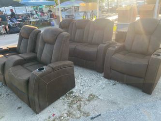 Sofa set recliner
