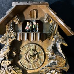 GERMAN BLACK FOREST DANCING CUCKOO CLOCk