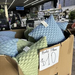 Quilted Body Pillow $10 