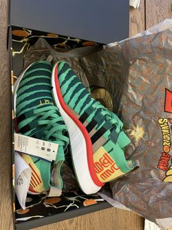 Adidas Dragon Ball Z x EQT Support ADV Primeknit 'Shenron' Mid Green - US 8