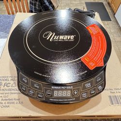 NUWAVE Induction Cooktop Gold - NEW