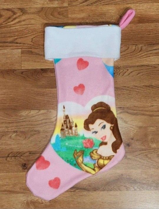 New Christmas Stocking Disney Princess Belle