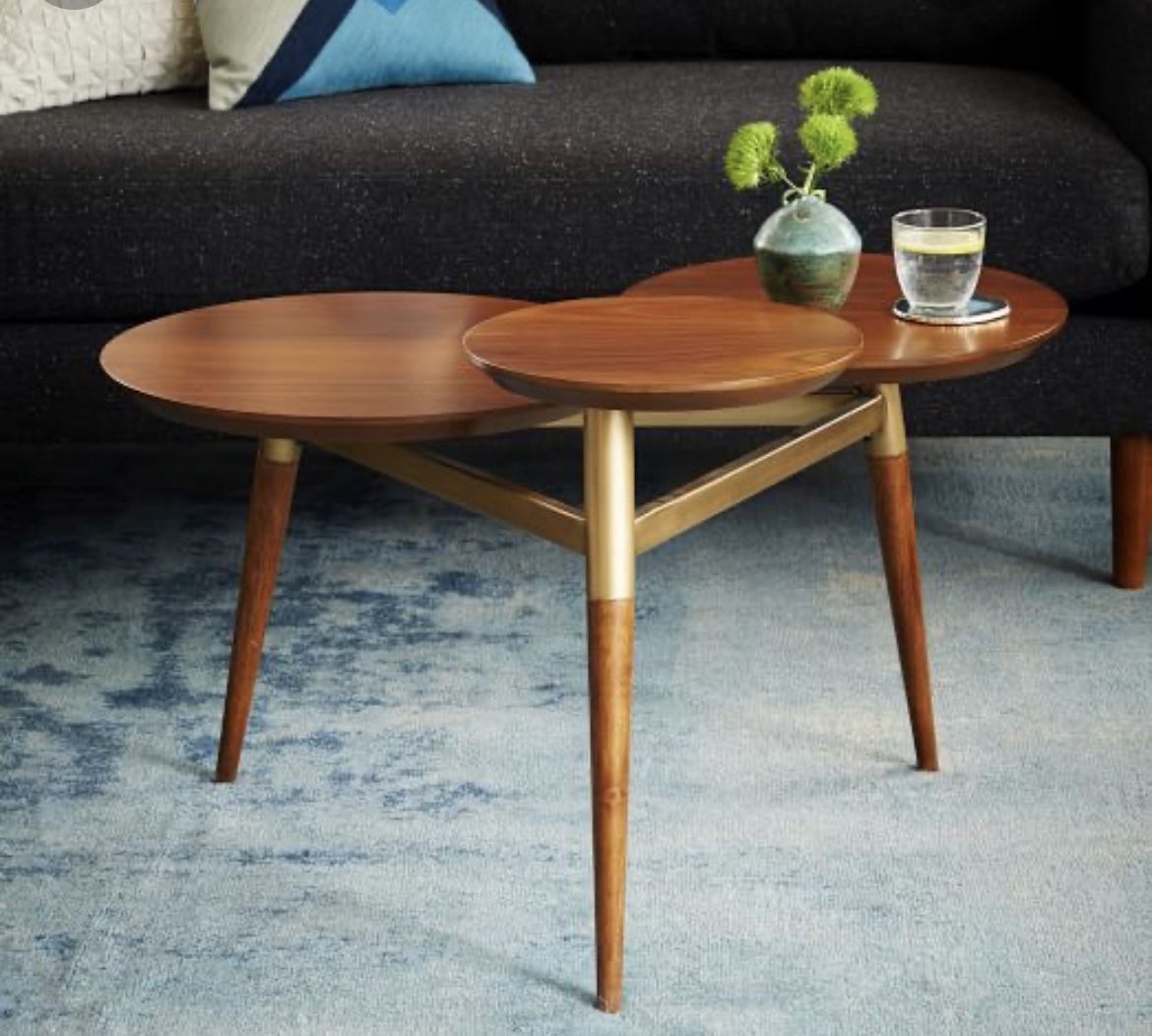 West Elm - 3 Tier Clover Coffee Table (discontinued)
