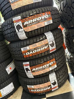 🌀🔱 225 65 R 17 vendo llantas nuevas marca arroyo alterrain