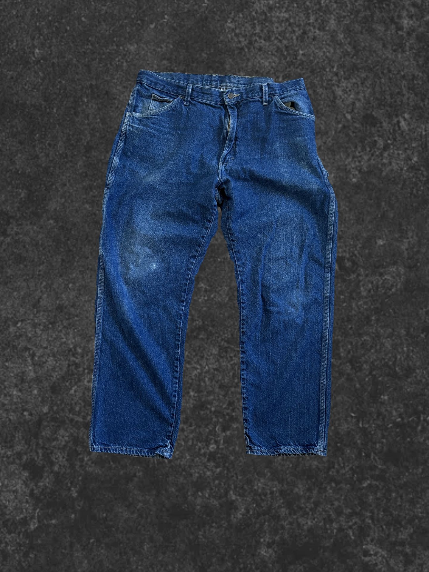 DICKIES BLUE DENIM CARPENTER JEANS 38x32 π¦π¦