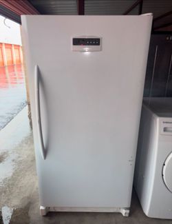 White Frigidaire Standing Freezer