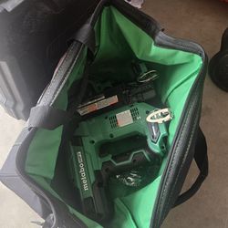 Metabo 18g nailer and impact screw set