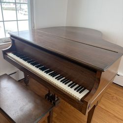 Baby Grand Piano with Bench – Excellent Condition – $3,200 OBO 