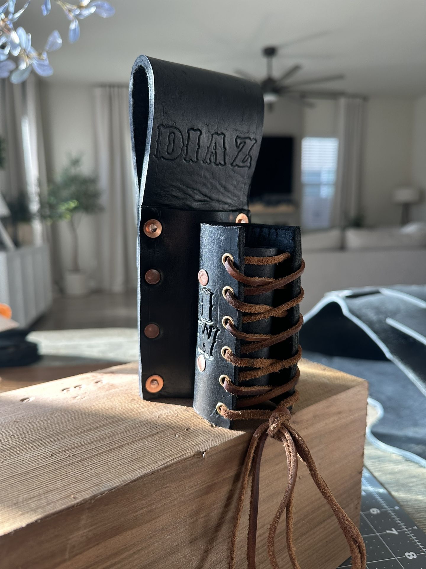 Custom Crescent Wrench And BULLPIN Holder Ironworker