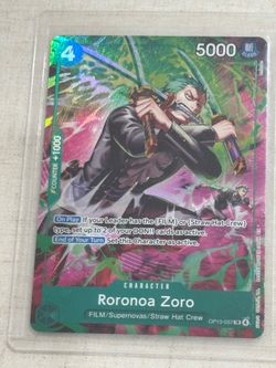 Roronoa Zoro OP13-037 TR NM One Piece