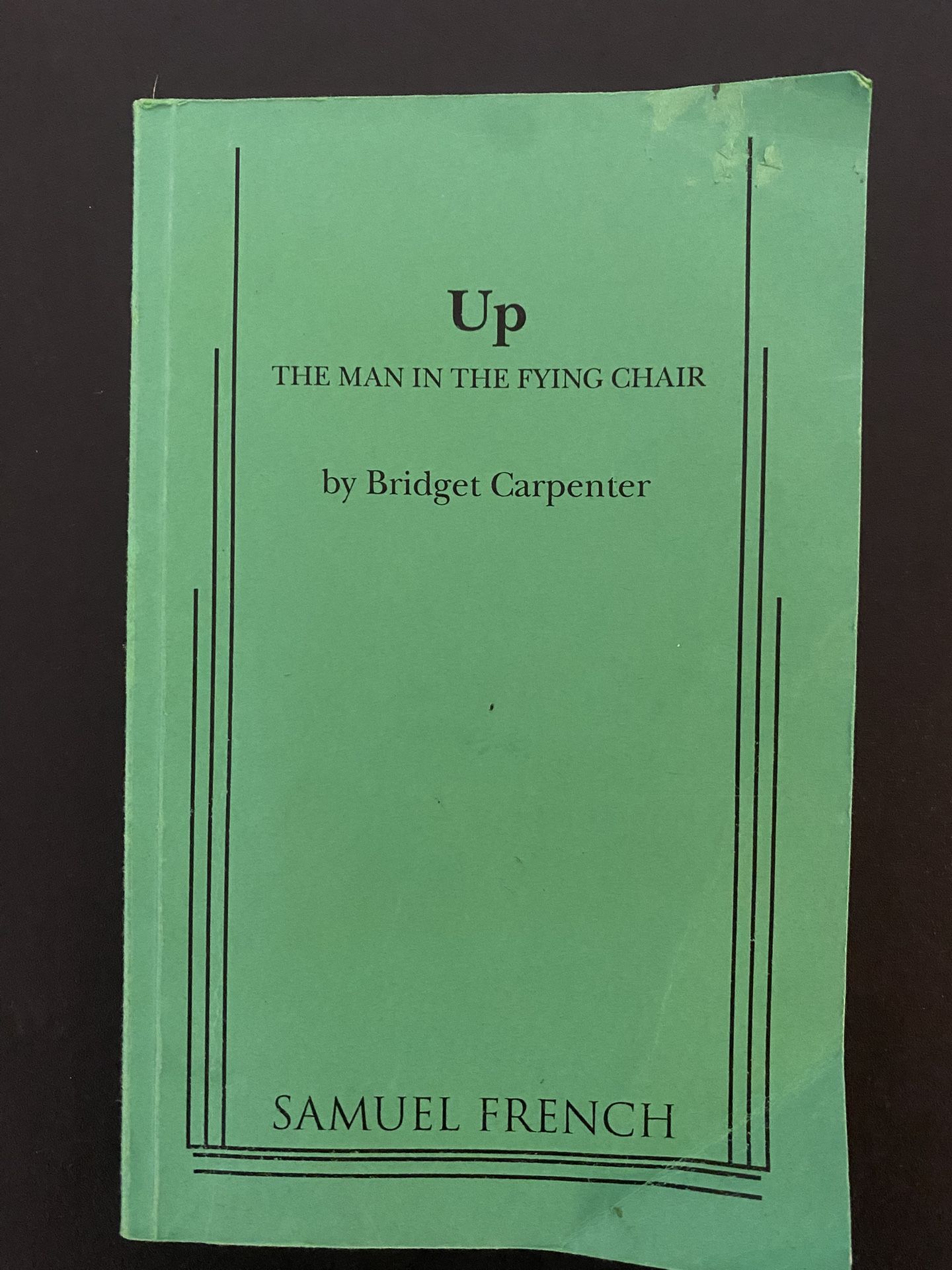 Up The Man In The Flying Chair By Bridget Carpenter