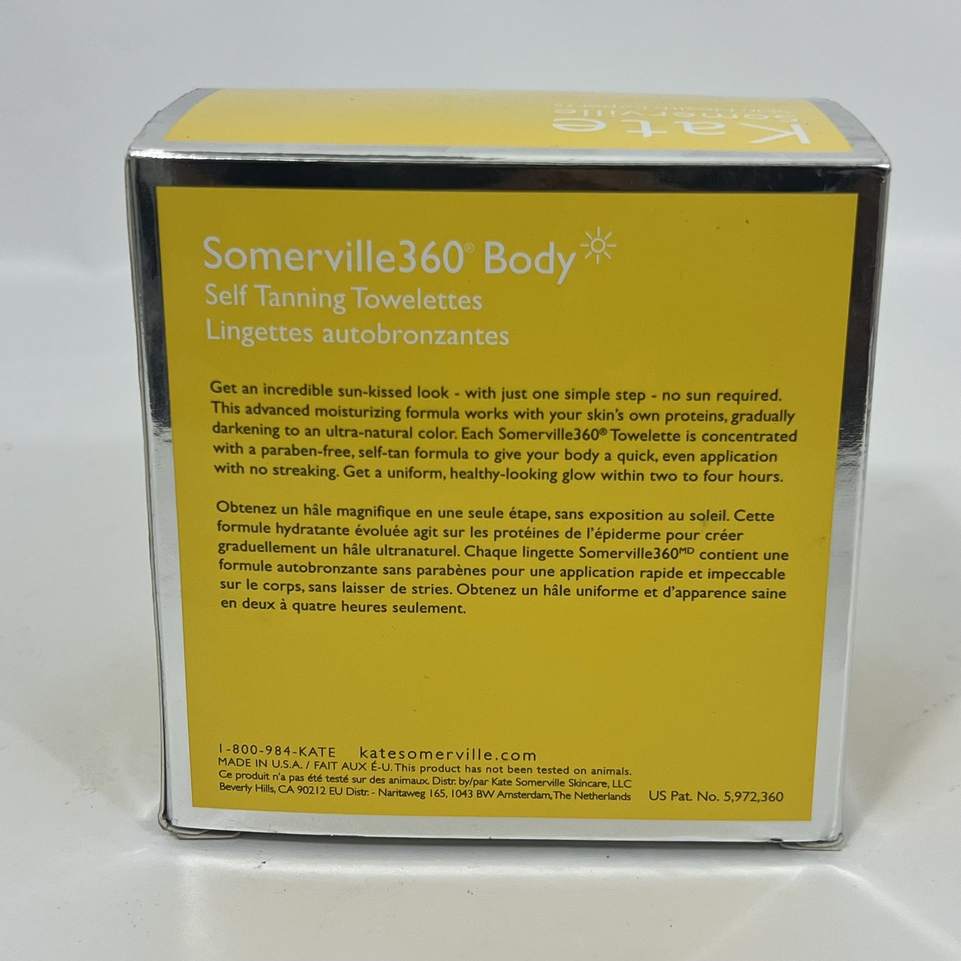 KATE SOMERVILLE Somerville360 Body Self Tanning Towelettes 16 PACK ...