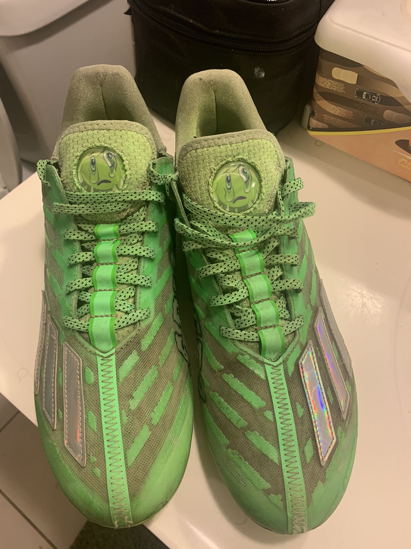 Adidas Adizero Big Mood Lime Green Cleats