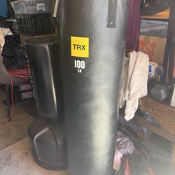 TRX 100 pound punching bag