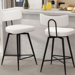 26 Inch Counter Height Swivel Bar Stools