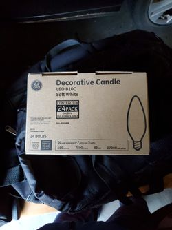 24pk GE LED B10C decorative Candle Light Bulb Daylight