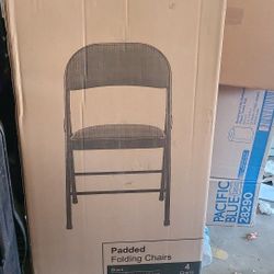 4 Pack Foldable Chair Padded