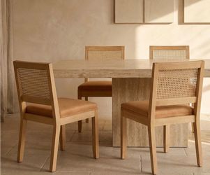 Mid Century Modern Dining 4 Chairs Set