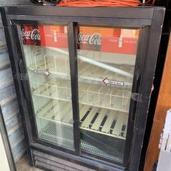 2 Coke Sliding Glass Doors Coolers 