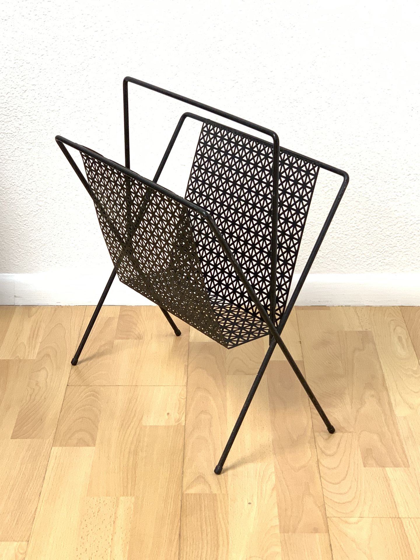 Vintage Mid Century Modern Magazine Rack Magazine Holder