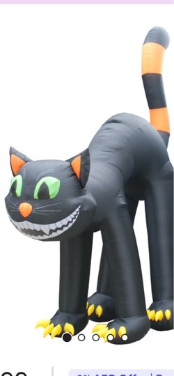 Huge cat w rotating head