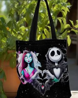 Nightmare Before Christmas Graphic Tote Bag