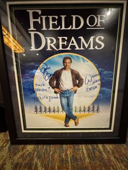 Professionally Framed Autographed Field of Dreams Movie Print