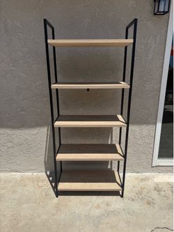 5 tier shelving 6’ x 2’ 6.5” x 1’1.5”