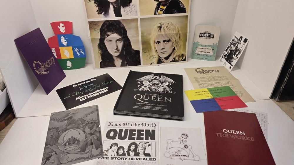 40 Years of Queen by Harry Doherty 2011 Hardcover Book Music History Rock N Roll Man Cave Library