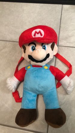 Mario plushie backpack