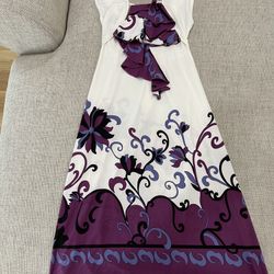 Summer White Floral Dress