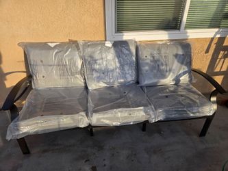 Aluminum 3 Person Couch