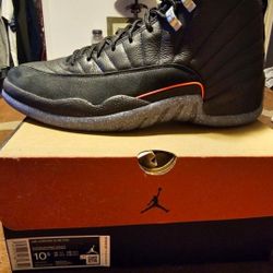 Jordan Xii Ds Black With Receipt Size 10.5