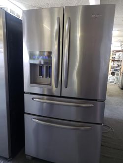 Whirlpool French Door Stainless Steel Refrigerator Fridge
