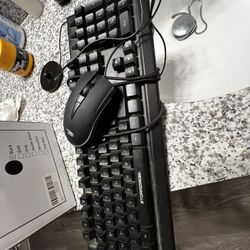 Gaming Keyboard And Mouse 