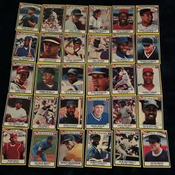 1984 Drake’s Big Hitters Complete 33-Card Baseball Set – Ripken, Brett, Jackson, Schmidt