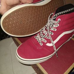 Vans- Red High Tops