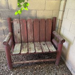 Outside Wooden Bench