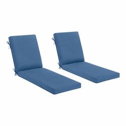 Hampton Bay 24 in. W x 30 in. D Universal Outdoor Chaise Cushion