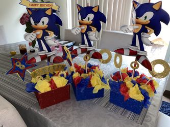 Sonic birthday party.