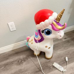 New HTF unicorn blow mold HOLIDAY LIVING 22 in
