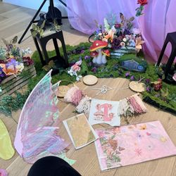 Fairy First Birthday Decorations