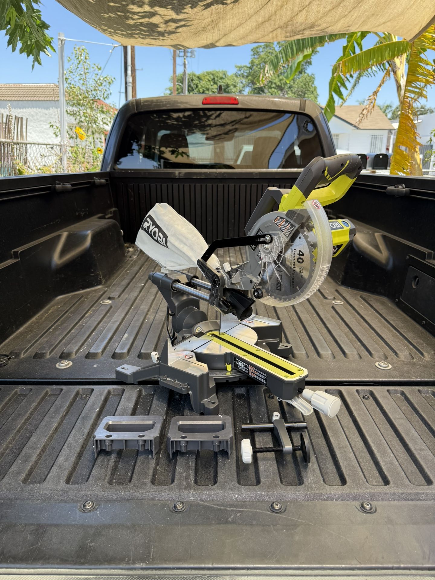 RYOBI 10 Amp 7 - 1/4 in. Corded Sliding Compound Miter Saw