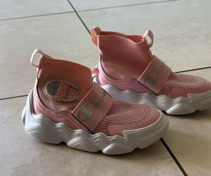 Champion High-Top Sneakers in Pink