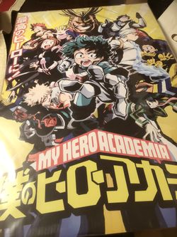 My Hero Academia Poster 24 x 36 New Anime