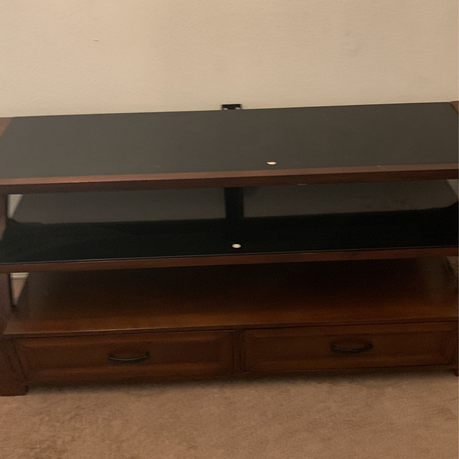 Tv Stand And Parts For The Tv 