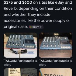 Tascam music studio equipment!!!