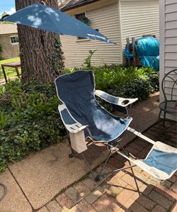 Sport-Brella Chair With Umbrella and Foot Rest