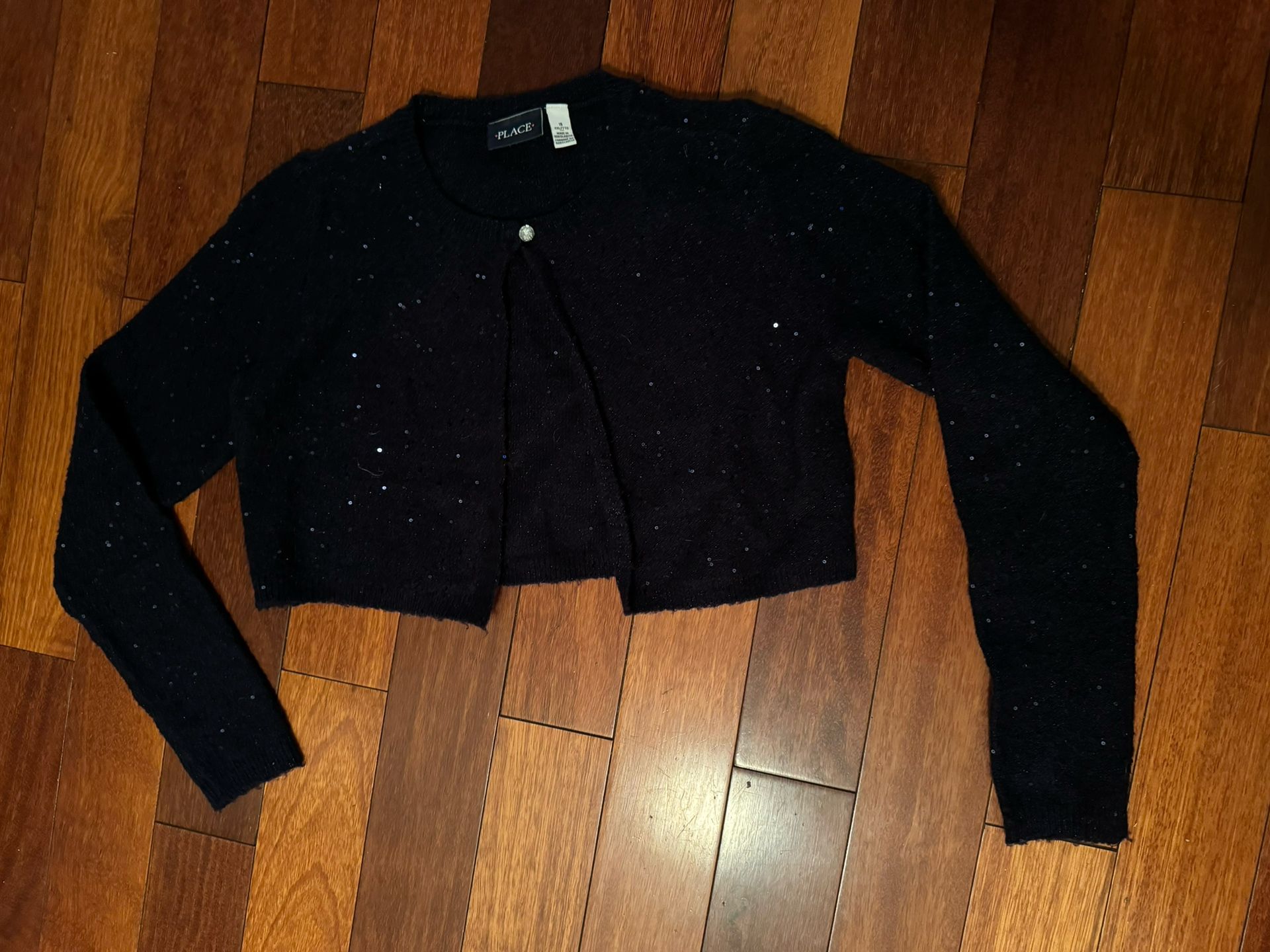 Girls Size 16 Navy Cardigan